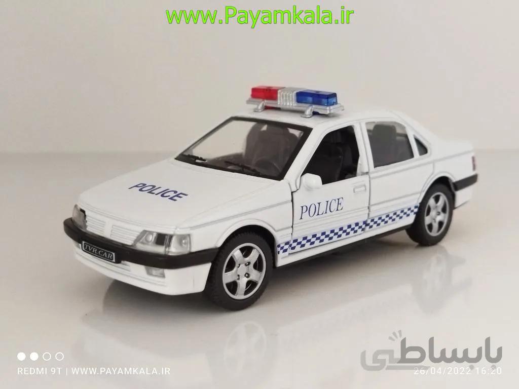 ماشین اسباب بازی پژو 405 پلیس راهنمایی و رانندگی (1511)