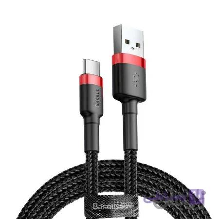 کابل تبدیل USB به USB-C باسئوس مدل CATKLF-B91 Cafule طول 1 متر