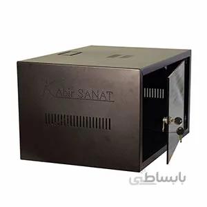 رک دیواری 6 یونیت عمق 40 کبیر صنعت با فن و پاور ماژول
