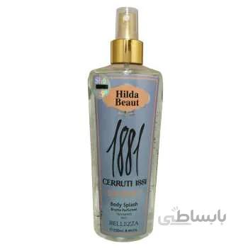 بادی اسپلش هیلدا بیوت مدل CERRUTI 1881 مخصوص بانوان ا hilda beaut cerruti 1881 body splash