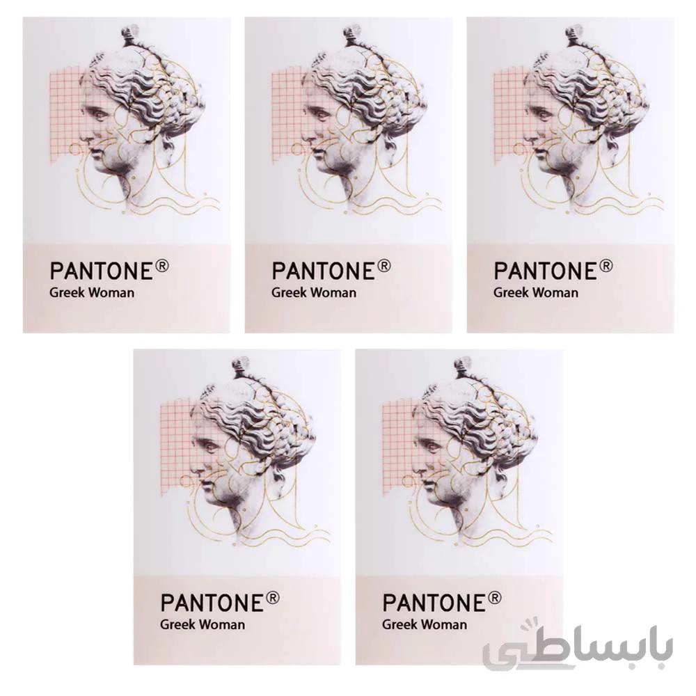 برچسب شفاف جمع و جور طرح Pantone