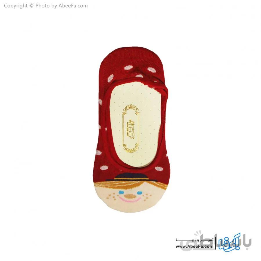 جوراب کالج مدل AF1133-C قرمز