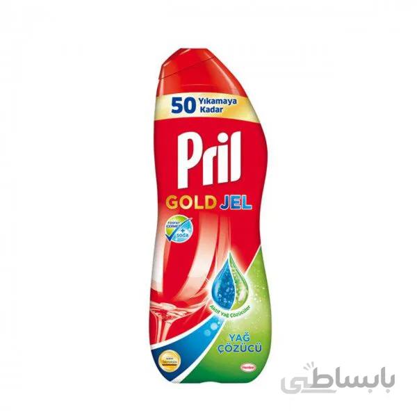 ژل ماشین ظرفشویی دو فاز پریل حجم 900 میلی لیتر Pril Gold Jel