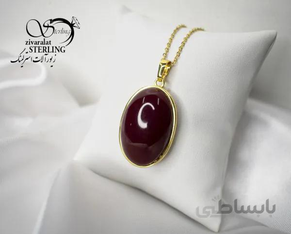 گردنبند زنانه با عقیق