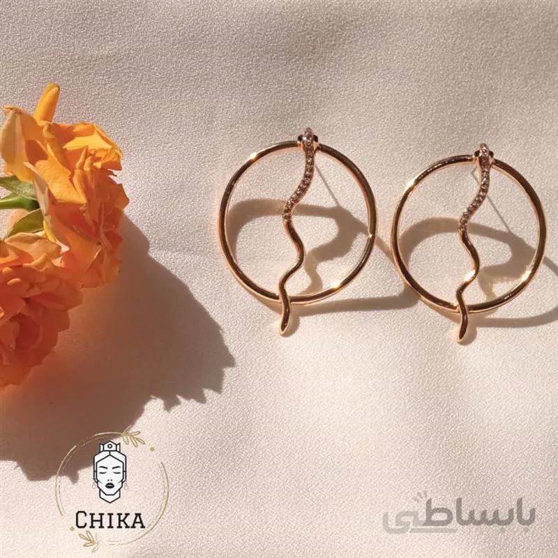 گوشواره طرح مار کد 13173176484