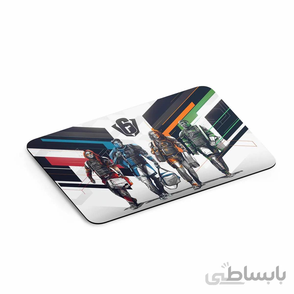 ماوس پد طرح بازی رینبو سیکس Rainbow Six کدKCT10438