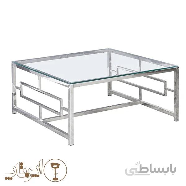 میز جلو مبلی لینکلن مربعی سیلور