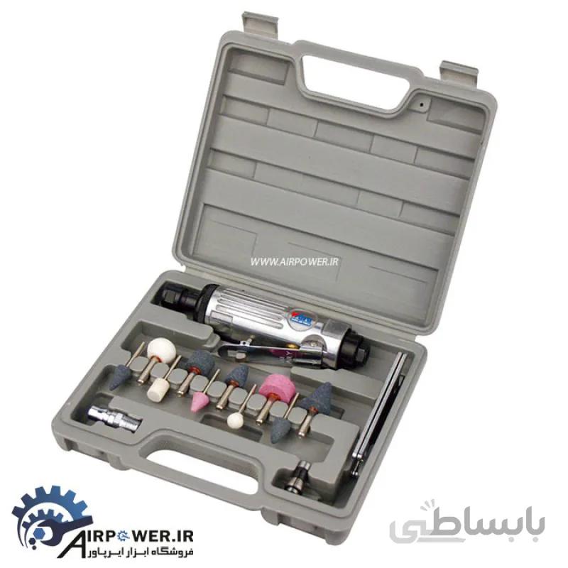 کیت فرز انگشتی بادی ووفو مدل WF-005 ا WUFU WF-005 AIR DIE GRINDER KIT