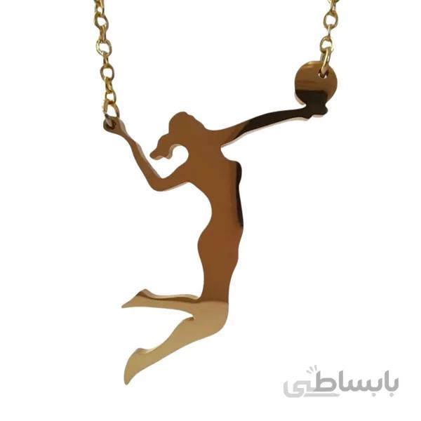 گردنبند شیک والیبال / هدیه والیبال / جواهرات والیبال / هدیه مربی والیبال / هدیه تیم والیبال کد:v909