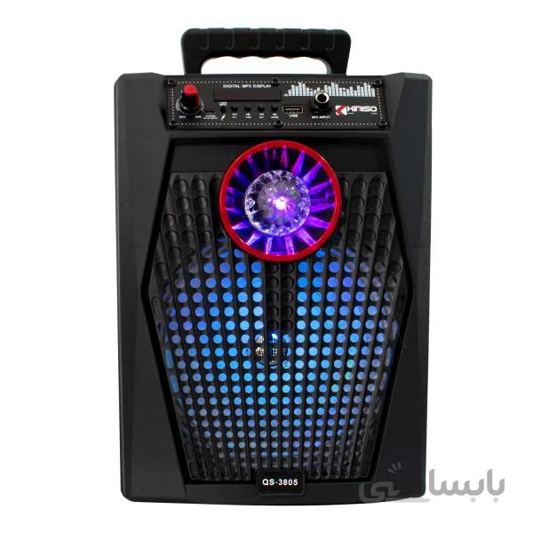 اسپیکر بلوتوثی قابل حمل مدل KIMISO QS-3805