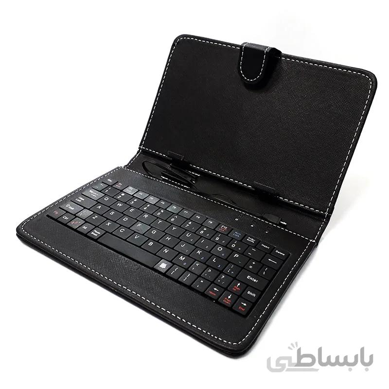 کیف چرمی تبلت کیبورد دار برای تبلت 7 / 8 اینچی