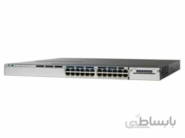 سوئیچ شبکه 24 پورت سیسکو WS-C3750X-24T-S ا cisco switch 3750x24-T-S