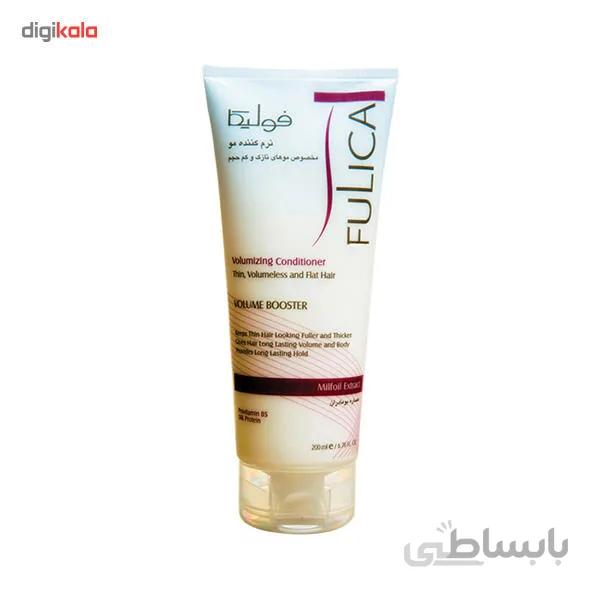 نرم کننده فولیکا مخصوص موهای نازک و کم حجم حجم 200 میلی لیتر ا Fulica Volumizing Conditioner 200ml