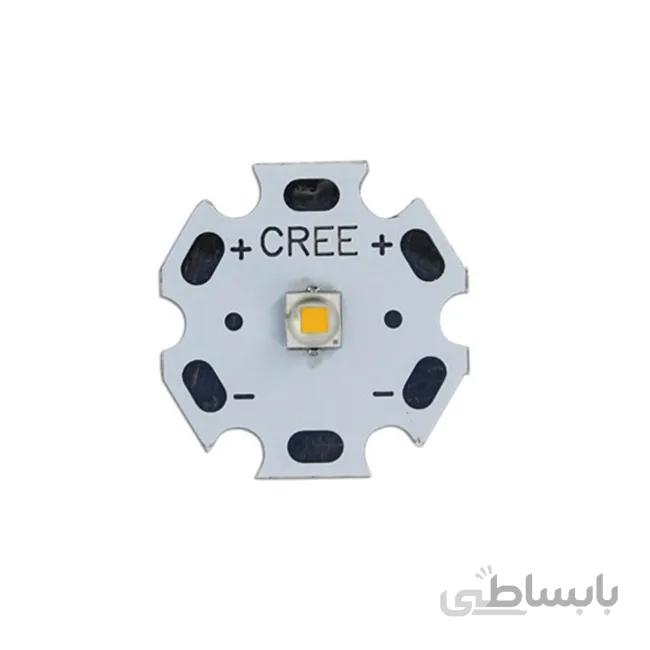 لامپ نور زرد کِری 20 میلی متر CREE XP-E2 3W