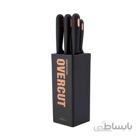 سرویس چاقو آشپزخانه 6 پارچه کاراجا مدل Karaca Overcut کد 153.03.07.5788