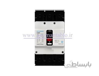 کلید اتوماتیک کامپکت 350 آمپر،سه پل، 380v - 415v(هیوندایی)