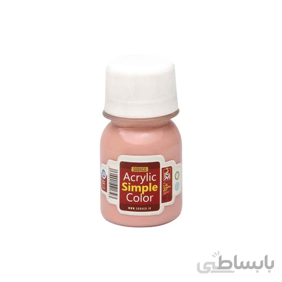 رنگ اکریلیک سوداکو کالباسی 30 میل کد 319