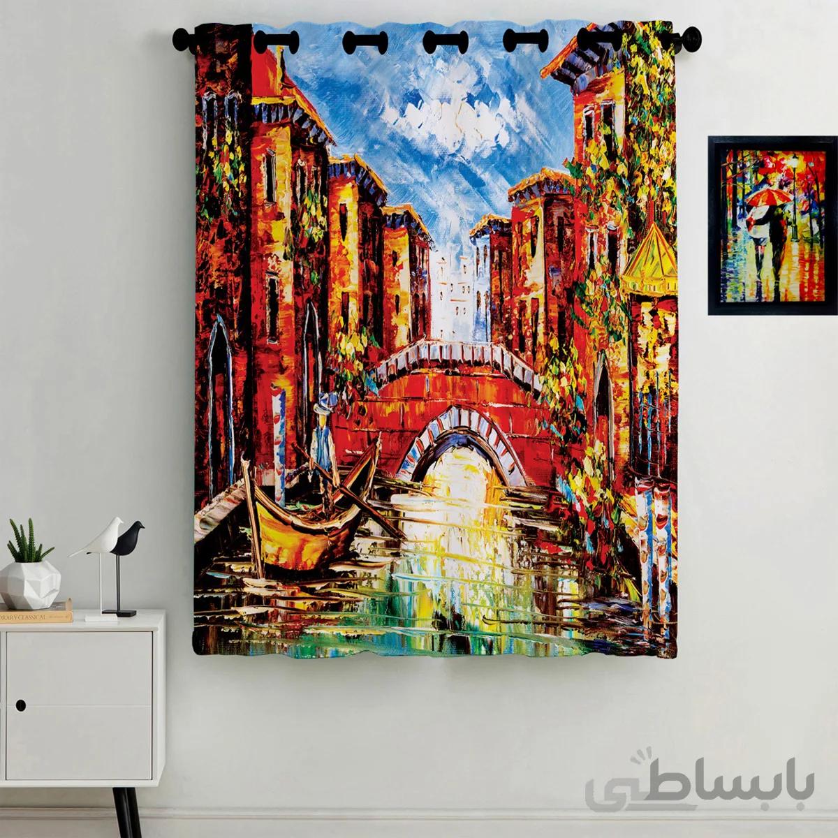 پرده مخمل رنس مدل C4-50038