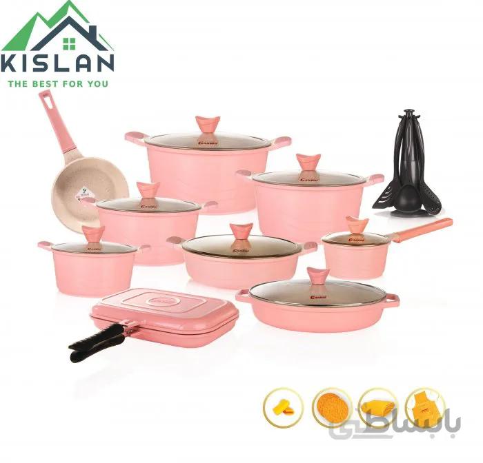 سرویس قابلمه 30 پارچه گلبهی اوشن کاندید