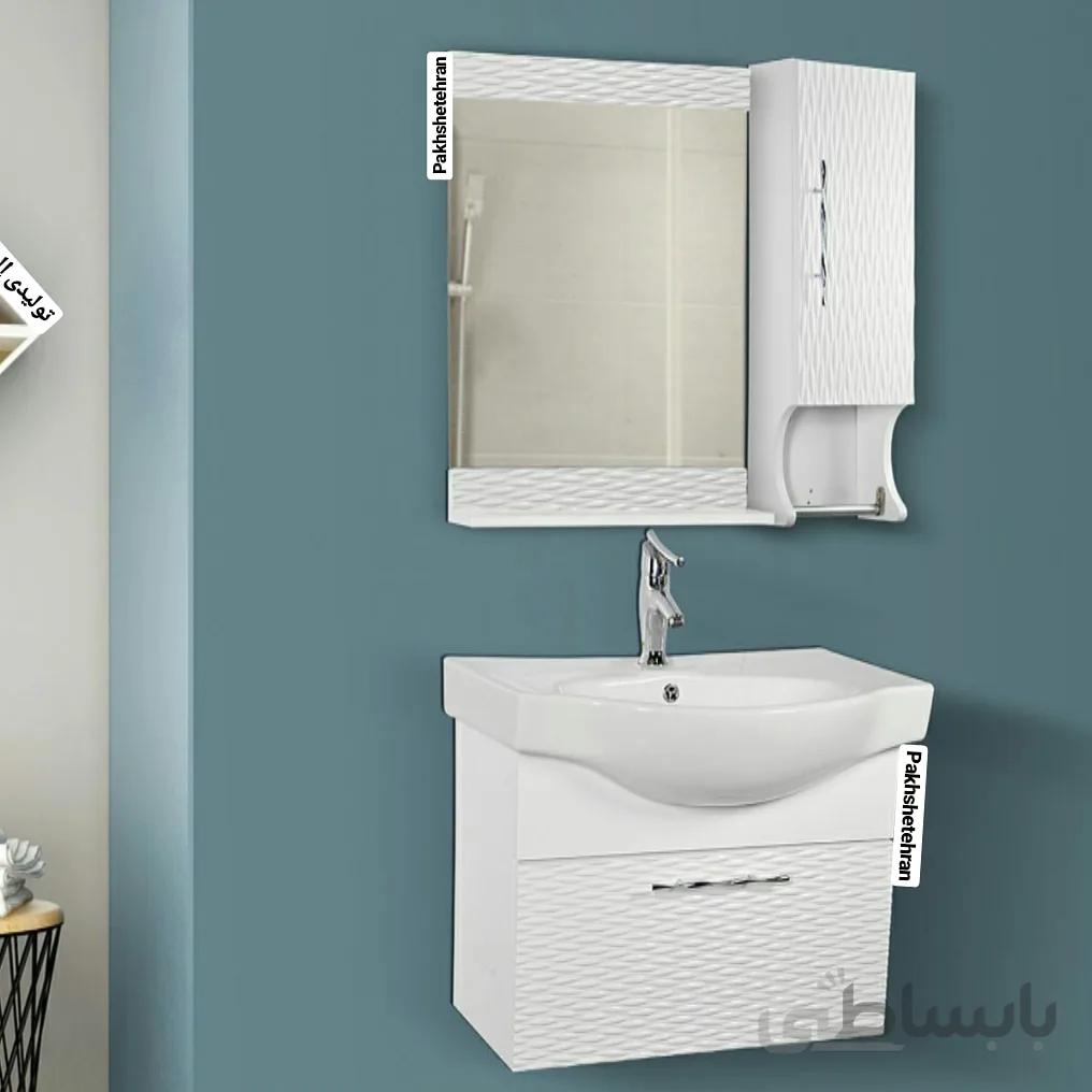 روشویی کابینت دار رزا باران72 سانت ا روشویی کابینت دار رزا باران72 سانت