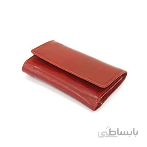 کیف پول زنانه چرم طبیعی آروین چرم کد AR-230