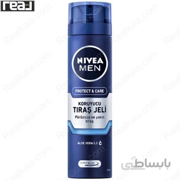 ژل اصلاح نیوآ مدل پروتکت اند کر NIVEA MEN PROTECT & CARE KORUYUCU