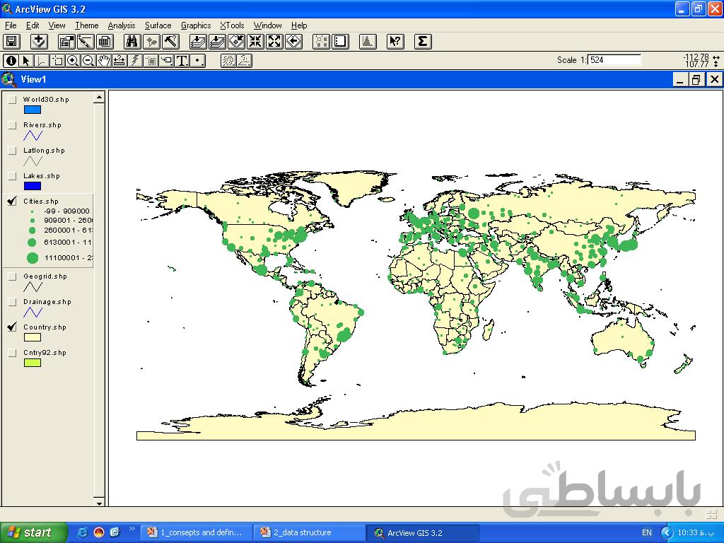 تعريف و مفهوم سيستم اطلاعات جغرافيايي GIS