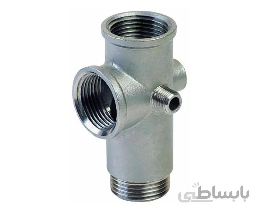 پنج راهه استینلس استیل 1 اینچ خنبره سری 3775