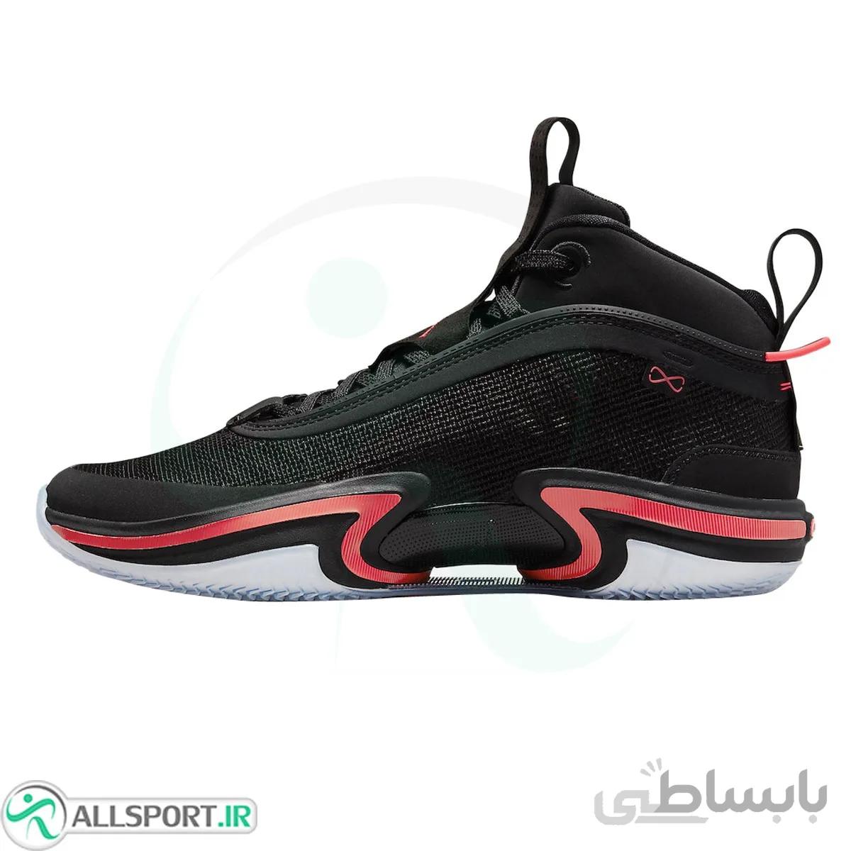 کفش بسکتبال نایک طرح اصلی Nike Air Jordan 36 Black Red
