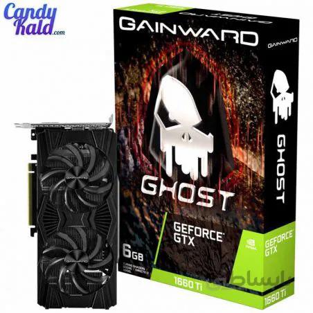 کارت گرافیک گینوارد GTX 1660 Ti حافظه 6 گیگابایت ا gainward GeForce GTX 1660 Ti Ghost Graphics Card