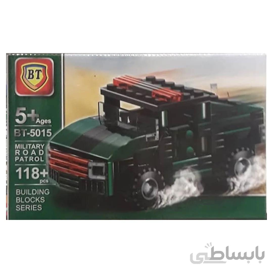 لگو سبز ارتشی طرح جیپ کد 5015