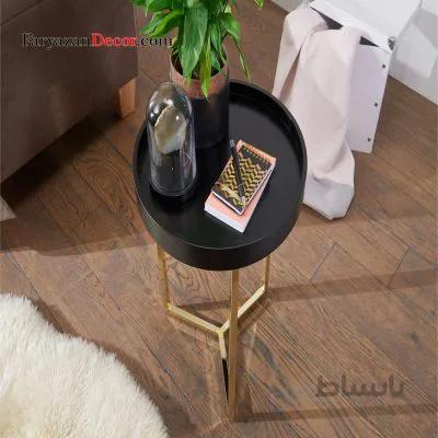میز عسلی فریازان دکورP65 پایه فلزی