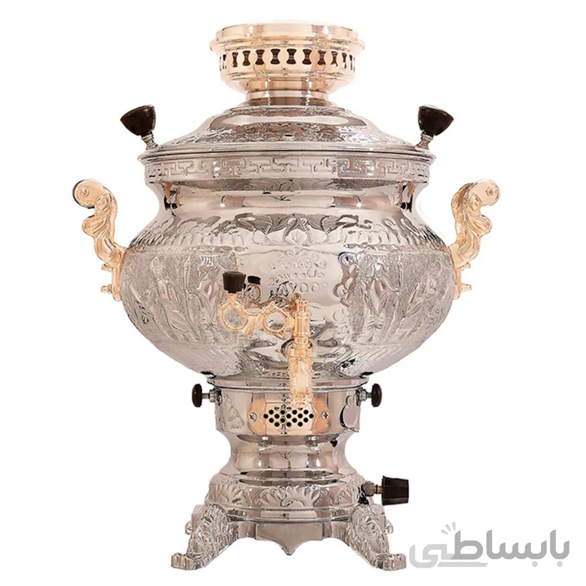 سماور گازی طاووس مدل 3-122 ا Tavoos 122-3 Gaslight Samovar
