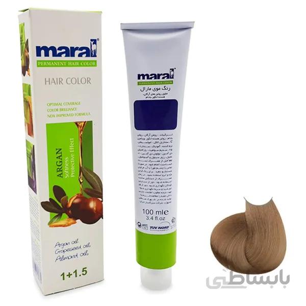 رنگ مو مارال سری طبیعی مدل بلوند روشن شماره 8.0 maral
