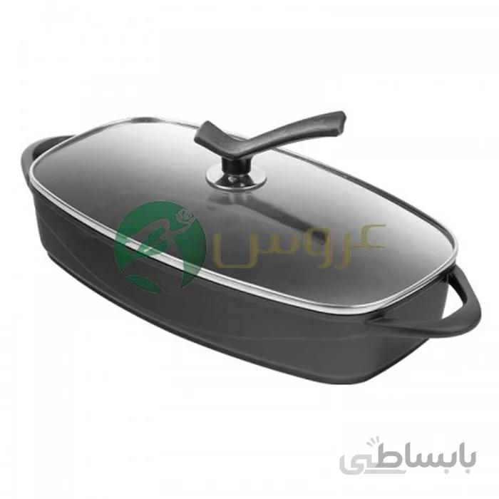 تابه ماهی پیرکس بزرگ مدل ویکتوریا عروس کد 32939