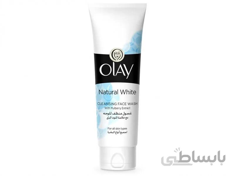 ژل شستشوی صورت اولای نچرال وایت Olay Natural White Face Wash 100ml