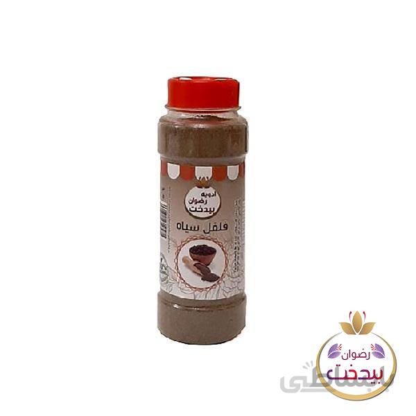 ادویه فلفل سیاه آسیاب شده رضوان بیدخت 100 گرمی