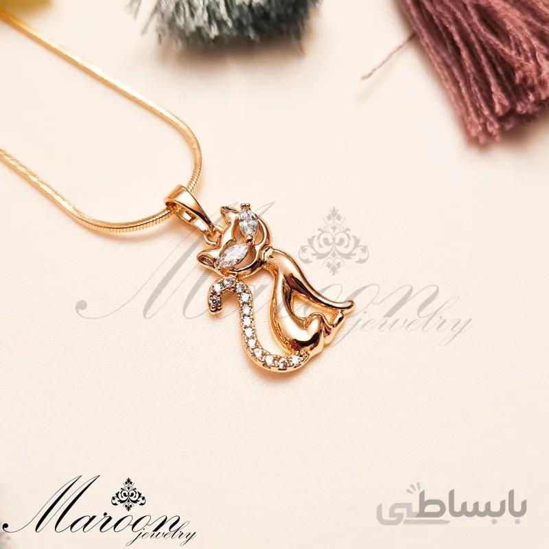 گردنبند گربه طلایی مارون CN148