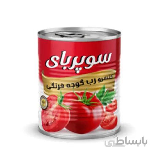 رب گوجه فرنگی قوطی 800 گرم سوپربای