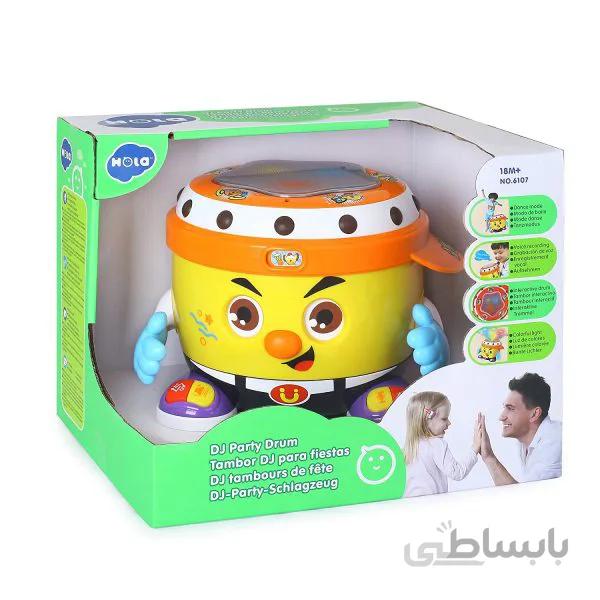 بازی آموزشی هولی تویز طرح طبل مدل 6107 ا huile toys model 6107