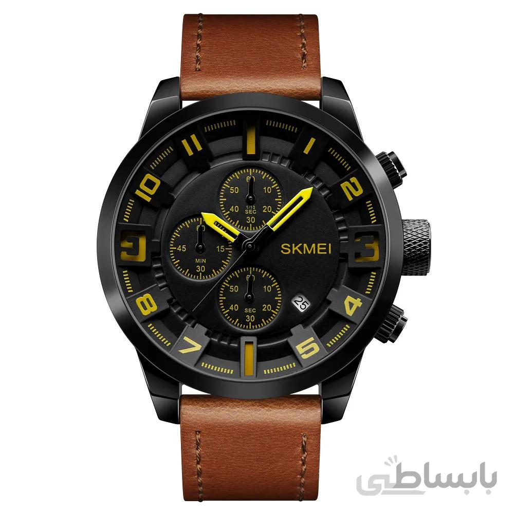 ساعت مچی عقربه ای مردانه اسکمی مدل 1309 yellow