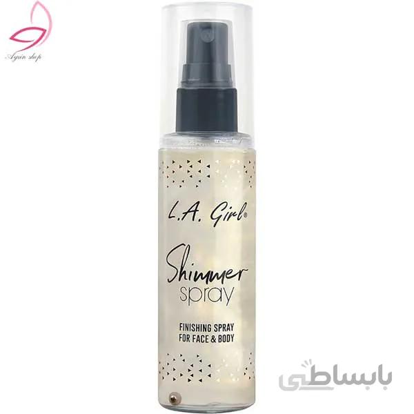 اسپری فیکساتور شیمر L.A. girl مدل gold