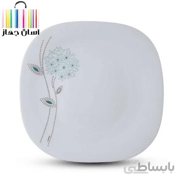 سرویس غذاخوری آرکوپال ۲۶ پارچه مدل لوتوس مربعی