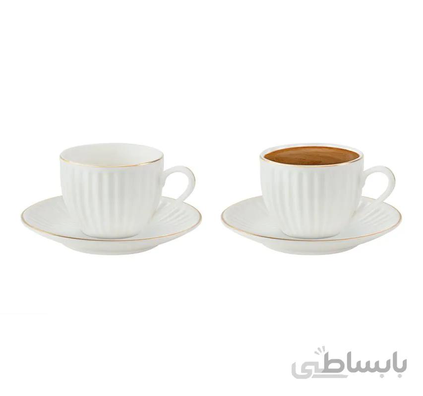 ست قهوه خوری 4 پارچه مدل Blanc مادام کوکو