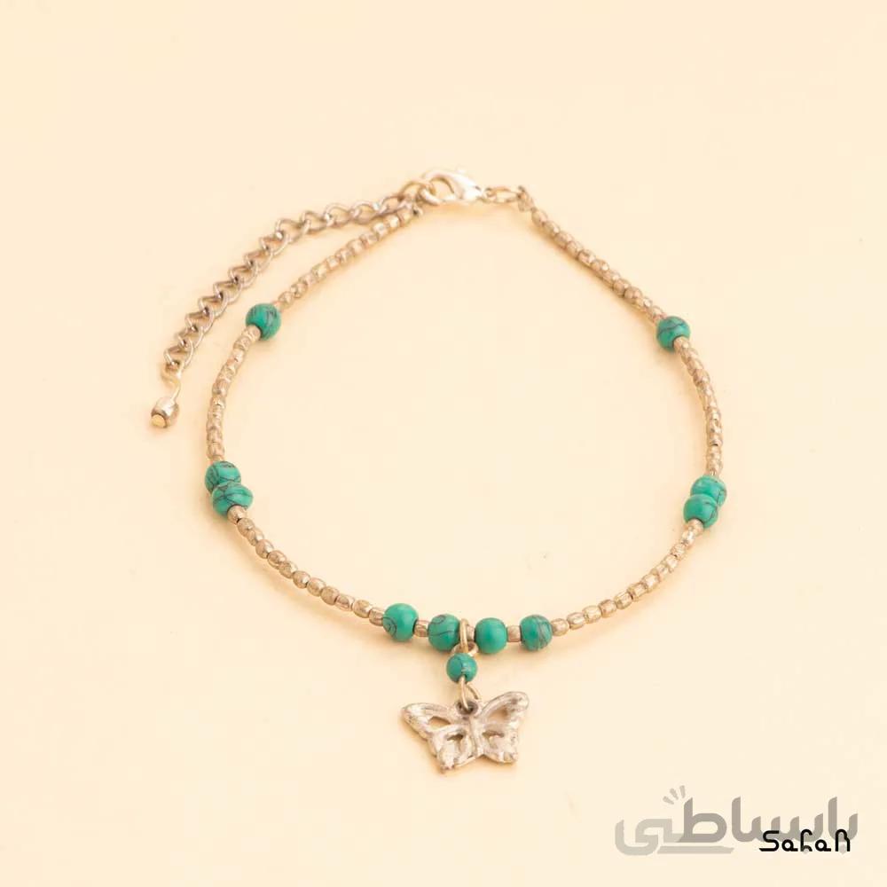 پابند هندی پلاک دار پروانه