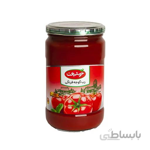 رب گوجه فرنگی شیشه 700 گرمی خوشبخت