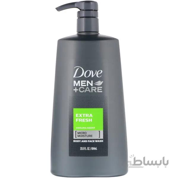 شامپو بدن و صورت داو ۶۵۰ میل Extra fresh – Dove Body and face wash