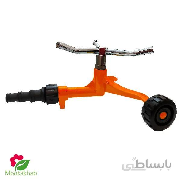 آبپاش فواره فلزی سه شاخ تایوانی