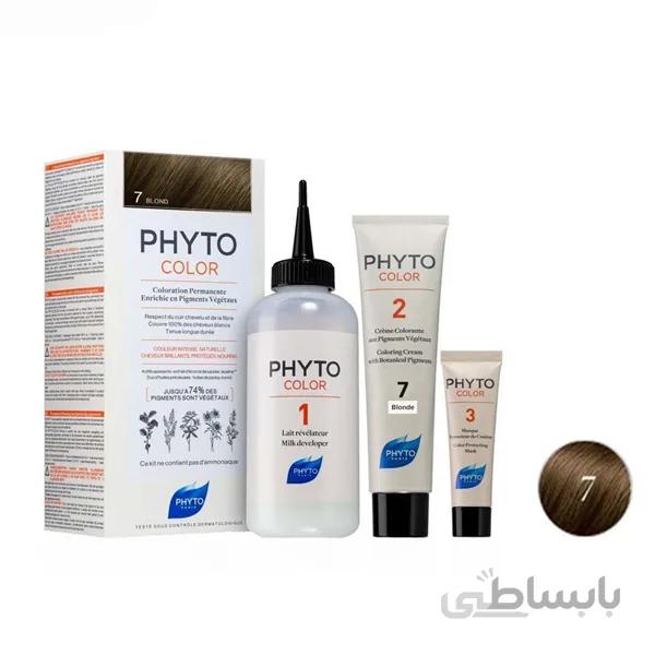کیت رنگ مو فیتو (شماره 7) ا Phytocolor Permanent Color No 7