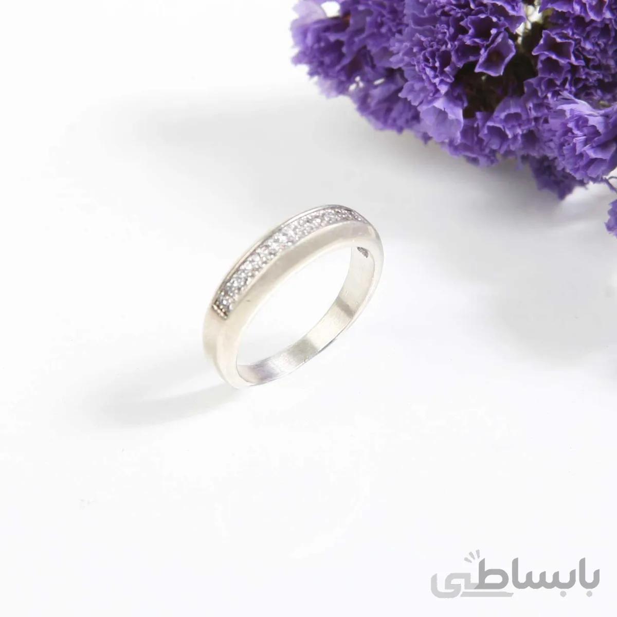 انگشتر حلقه نقره مردانه کد 4957
